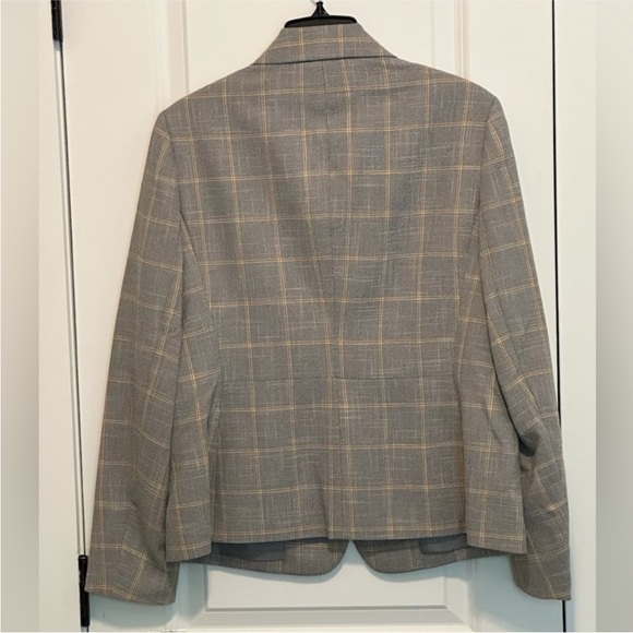 Kasper Plaid Print Notch Lapel Long Sleeve Two
Button Jacket size 8 - Picture 7 of 10